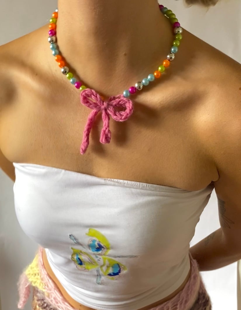 Beads & Bows necklace