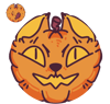 Spooky Cat - Keychain 