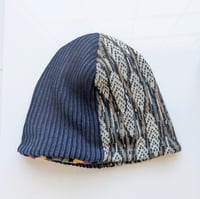Image 4 of Upcycled Reversible Beanie Cotton Blend 38