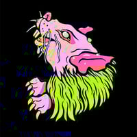 Acid Rat Handpainted Woodcutout