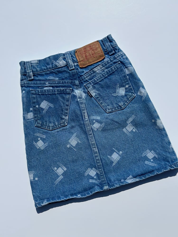 Image of Vintage Levi's 'Saved By The Bell" Skirt Size 8 (7/8)
