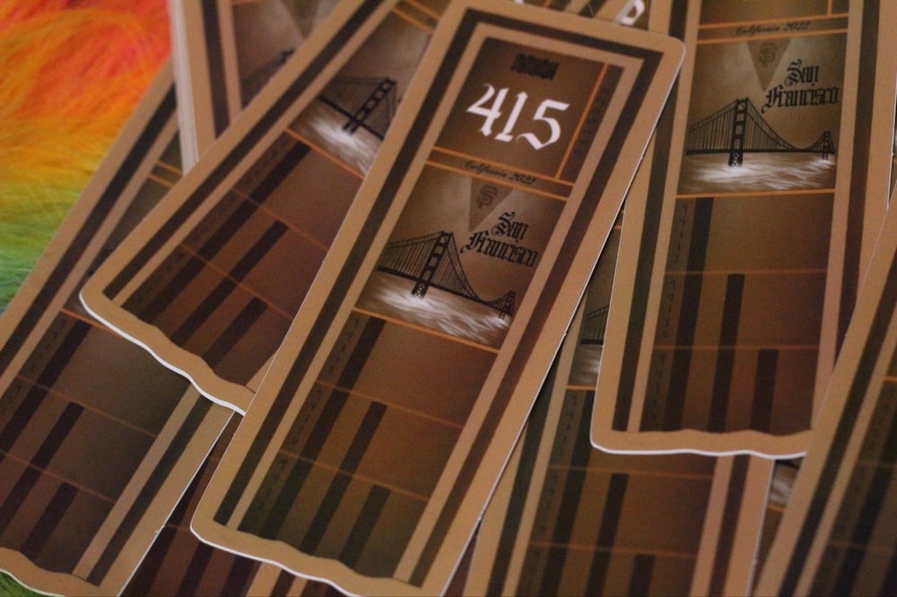 Image of Neutral Brown Muni Transfer Stickers 🤎✨