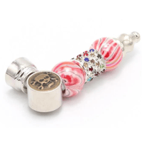 Image 2 of Pink Skull Metal Tobacco Smoking Bowl These Girly Pipes Are adorable! Lightweight 