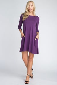 Purple Swing Dress