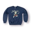 '50s Retro Mascot Navy Sweatshirt
