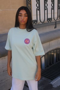 Image 1 of ABCD  T-shirt Aloe Green color