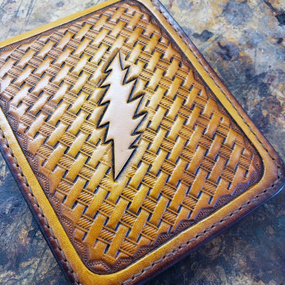 Image of Mr Natural / 13 PB Basket Weave Billfold 