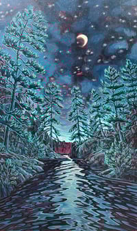 Image 1 of Guardians of the Starlit Realm Original Painting