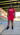YB Red Cotton Blend Short Set