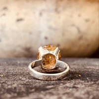 Image 4 of Aurelia Red & Gold Rutilated Quartz Ring