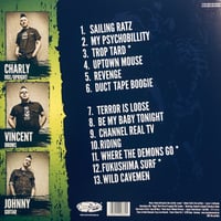 Image 2 of THE LAB RATZ - TERROR IS LOOSE! (LP) TRANS GREEN