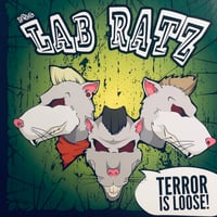 Image 3 of THE LAB RATZ - TERROR IS LOOSE! (LP) TRANS GREEN