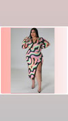 Wavy Galore Print Dress