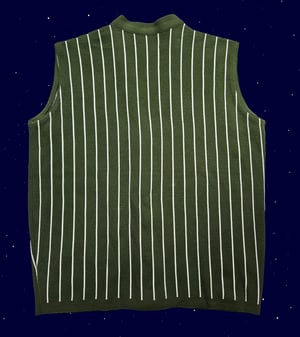 Olive Striped Vest
