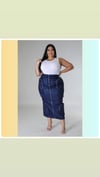 Jean Zip Skirt