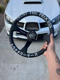 Image 2 of " Trust The Process " 350mm Steering Wheel - Limited Edition