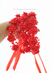 Image 1 of Regal deluxe ceramic roses headband