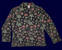 Image 1 of Black Floral Jacket