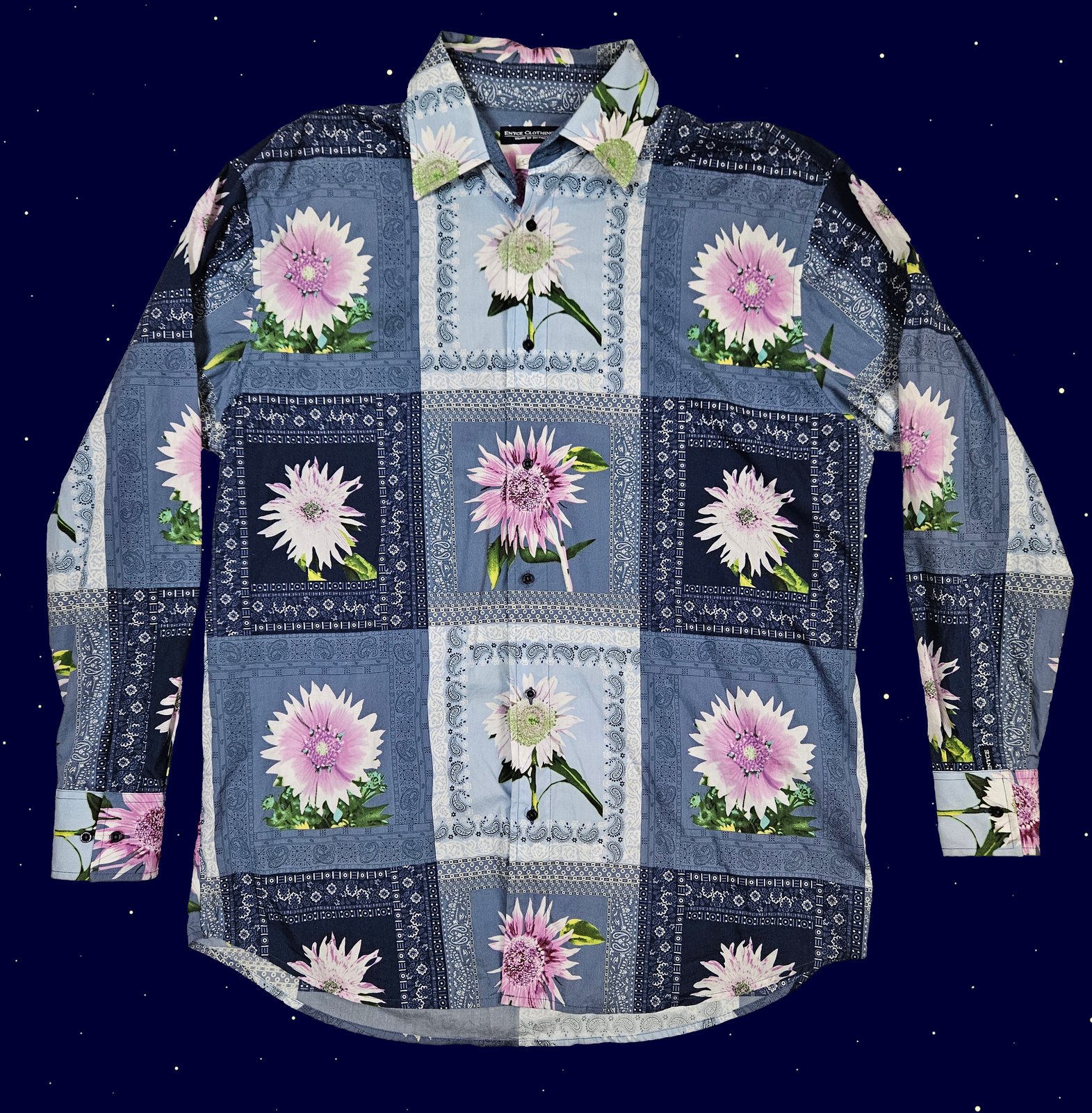 Paisley Flower Shirt | After Sunset Club