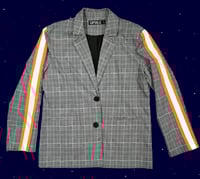 Image 1 of Reflective Sleeve Blazer