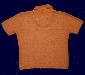 Orange Knit Polo