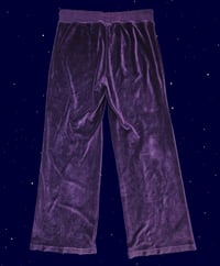 Image 2 of Purple Velour Lounge Pants