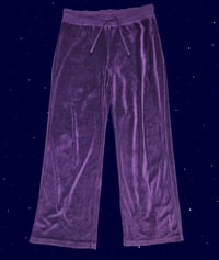 Image 1 of Purple Velour Lounge Pants