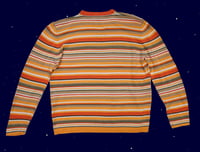 Image 2 of Orange and Khaki Stripe Longsleeve