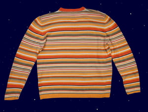 Orange and Khaki Stripe Longsleeve