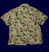 Image 2 of Brown and Green Leaf Shirt