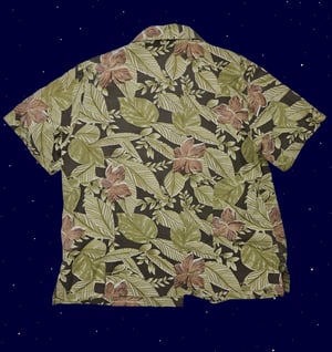 Brown and Green Leaf Shirt