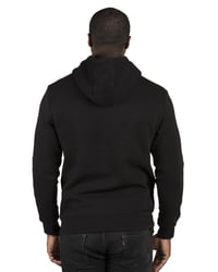 Image 4 of Black Hoodie with Chenille Jesus Logo
