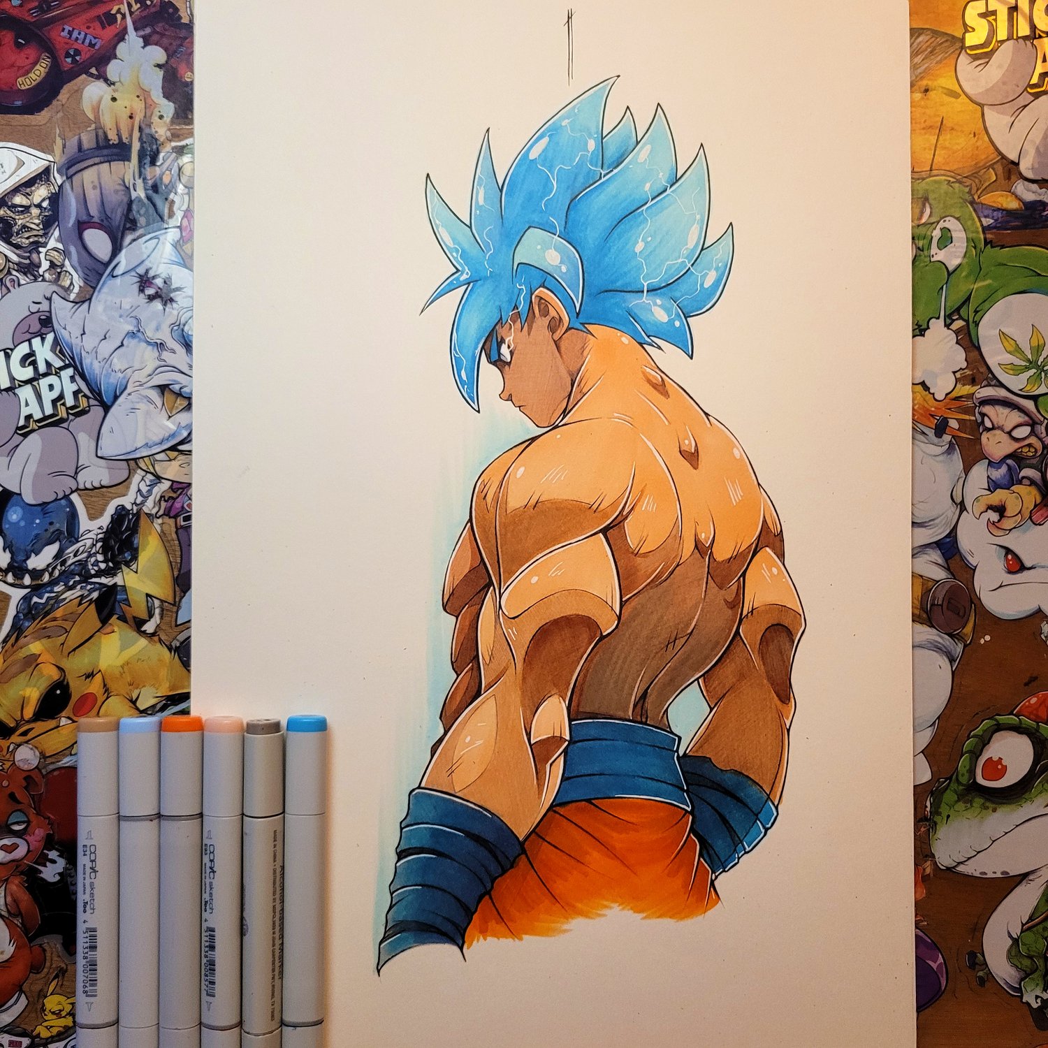 Goku signed my Art! : r/dbz