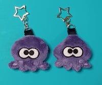 Image 3 of Plush Squid + Octo Keychains + Magnets