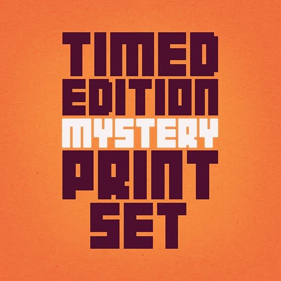 Image of Timed Edition Set - 2 MYSTERY prints and 2 stickers! Available until Midnight (9/8)!