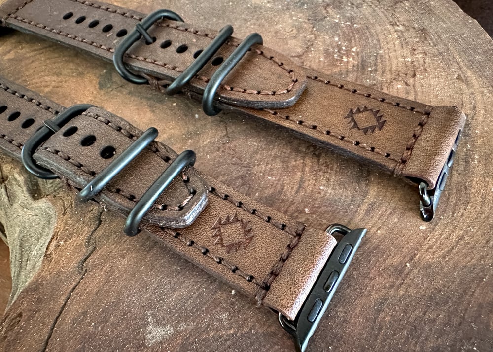 Image of Leland Apple Watch Band - Brown