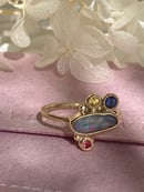 Image 3 of Boulder Opal Dots Gold Ring