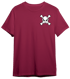 Maroon Duck Skull Tee Image 2