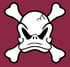 Maroon Duck Skull Tee Image 4