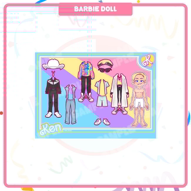 Barbie Sticker Doll 