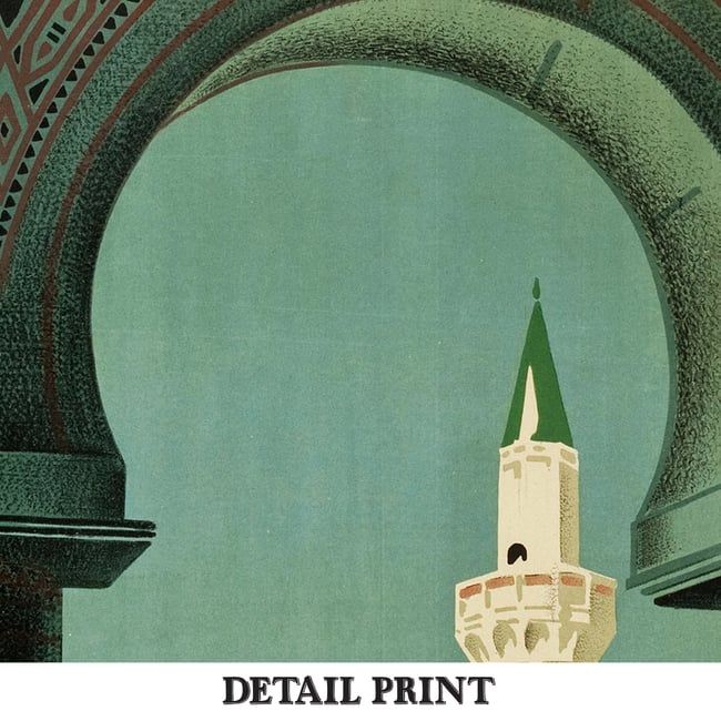 Tripoli - Libya | 1935 | Vintage Travel Poster | Wall Art Print | Home Decor
