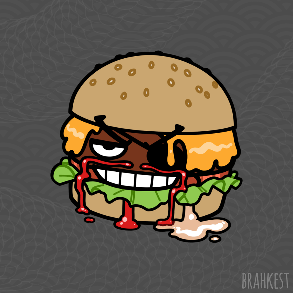 Majiburger Acrylic Charm