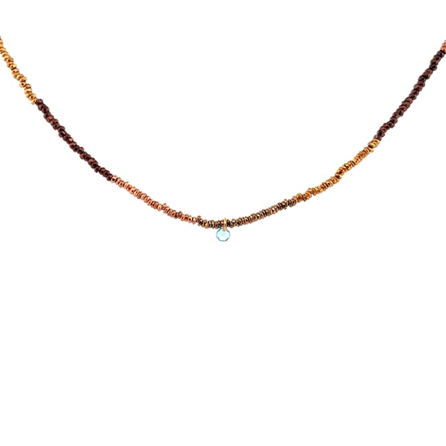 NEW CHOUCHOU COLLIER APATITE 