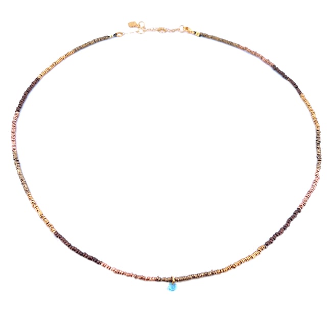 NEW CHOUCHOU COLLIER RHODOLITE 