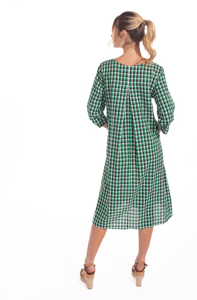 Image of Cotton Luxe Frock  - Emerald