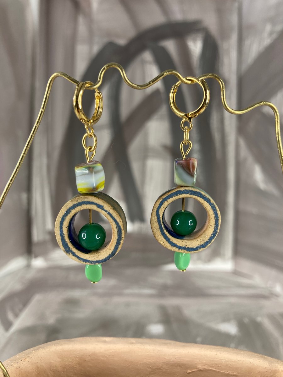 Image of Lubna - Pirouette earrings 