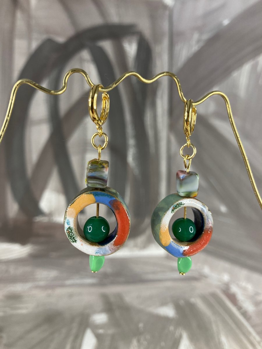 Image of Lubna - Pirouette earrings 