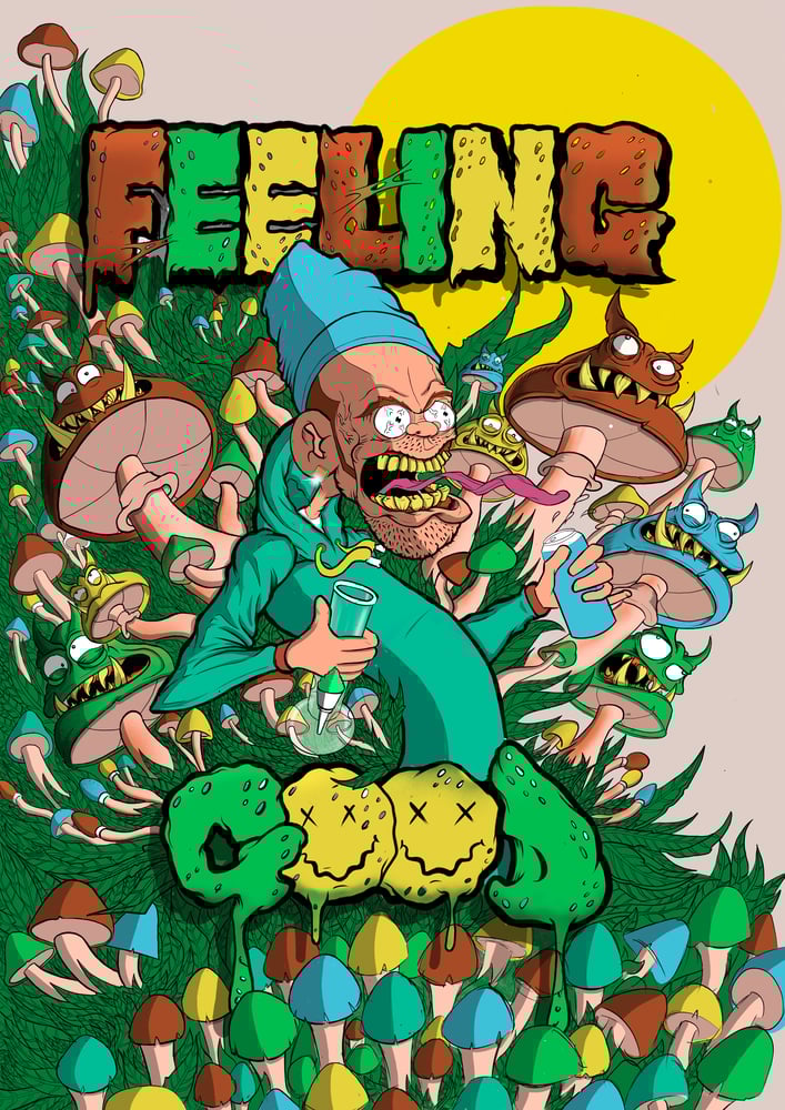 Image of Feeling Good A3 print - 297 x 420mm