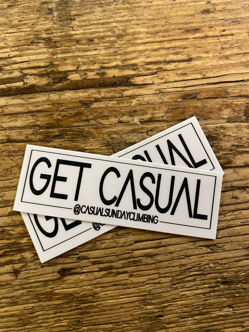 Image of Get Casual Sticker