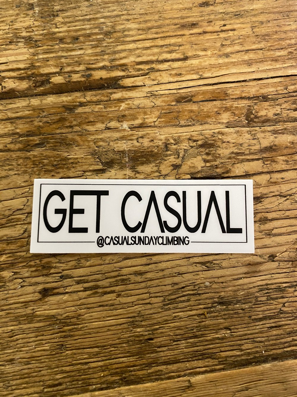 Image of Get Casual Sticker